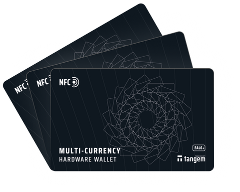 Tangem Wallet Cards 3 Pack