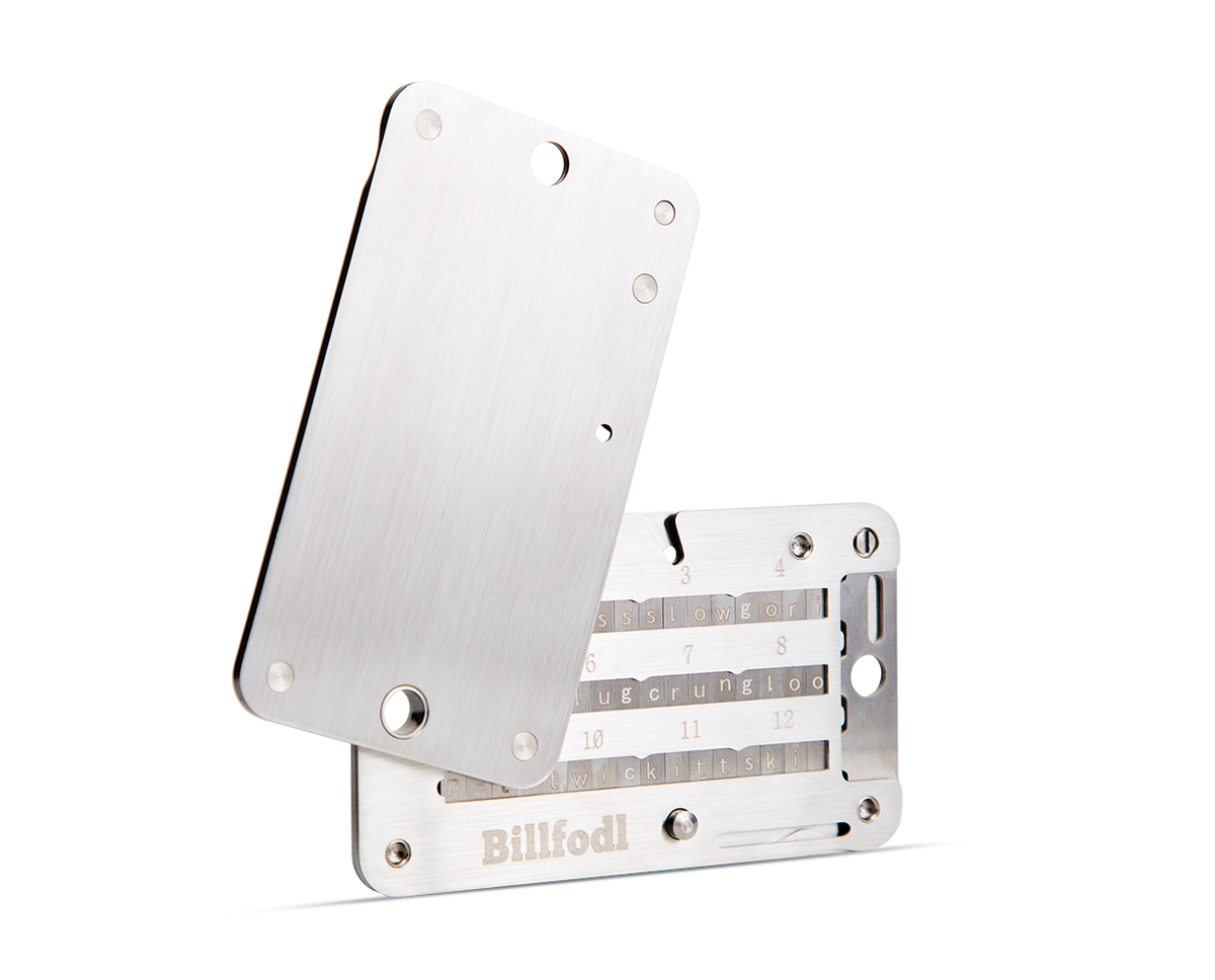 Ledger Billfodl Stainless Steel Recovery Seed Backup Tool