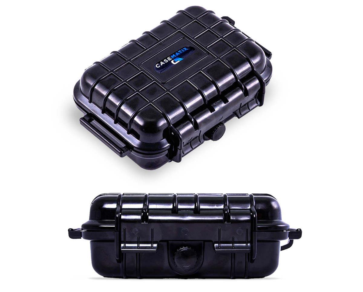 Casematix Hardware Wallet Waterproof Hard Case, For Ledger Nano X, Trezor Model T, Trezor One, and More