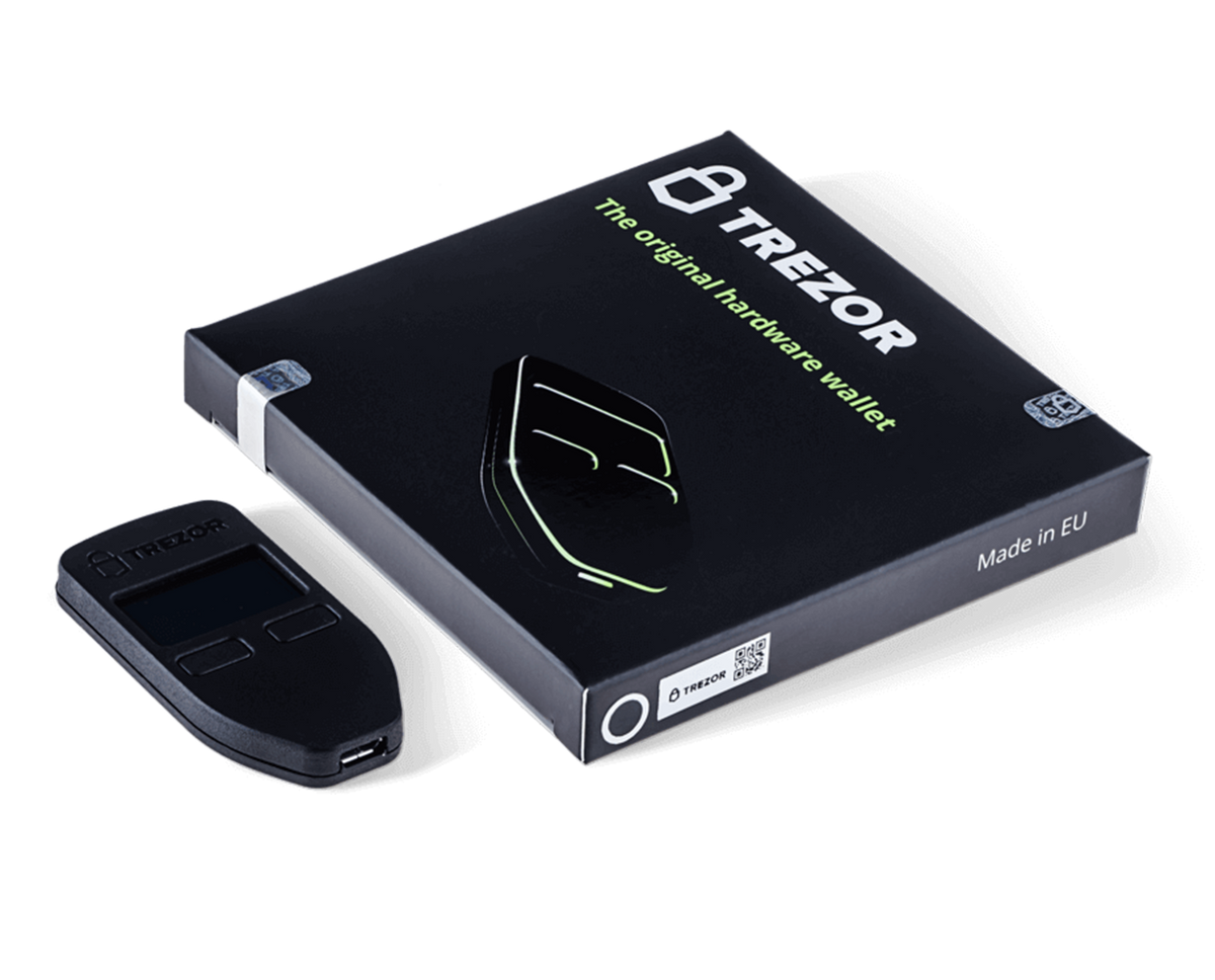 Trezor One packaging